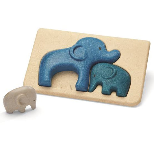 Houten puzzel olifanten