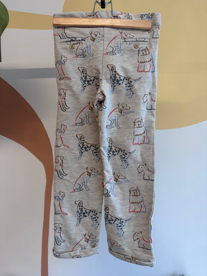 Lange broek hondjes gekleurd - biologisch katoen - Riffle Amsterdam (sample)
