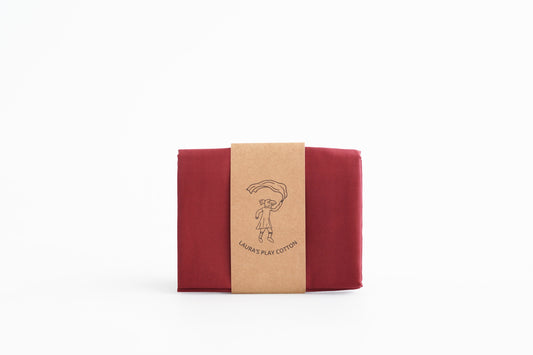 Speeldoek - Bordeaux Rood 90 x 90 cm