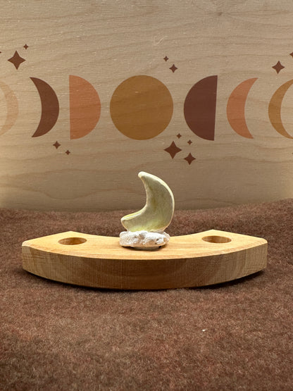 Keramieken steker - maantje