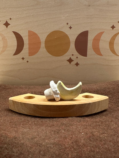 Keramieken steker - maantje