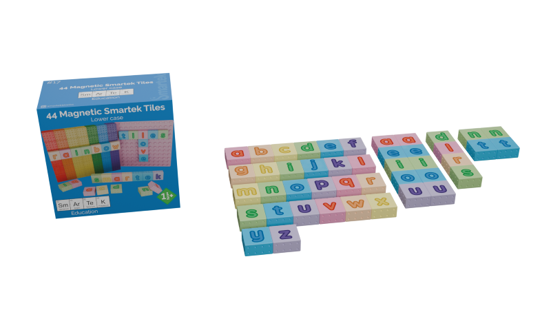 Magnetische Bouwblokken Kleine letters (44 stuks)
