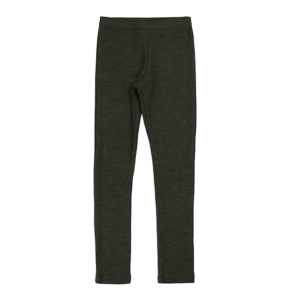 Legging wol zijde moss groen