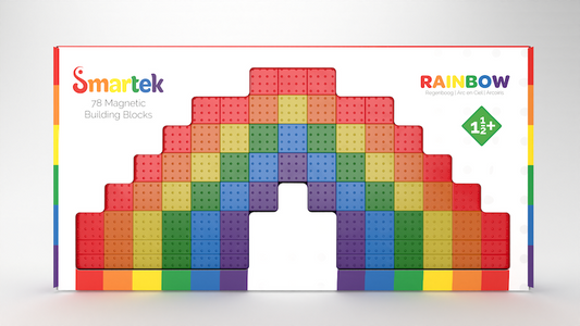 Magnetische Bouwblokken Regenboog 78 stuks