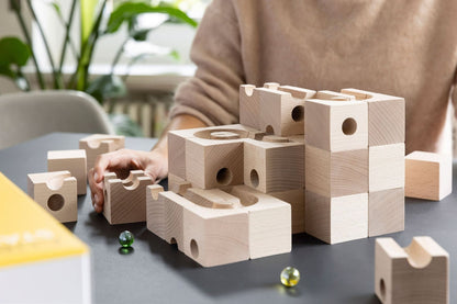 Cuboro houten knikkerbaan - standard 50