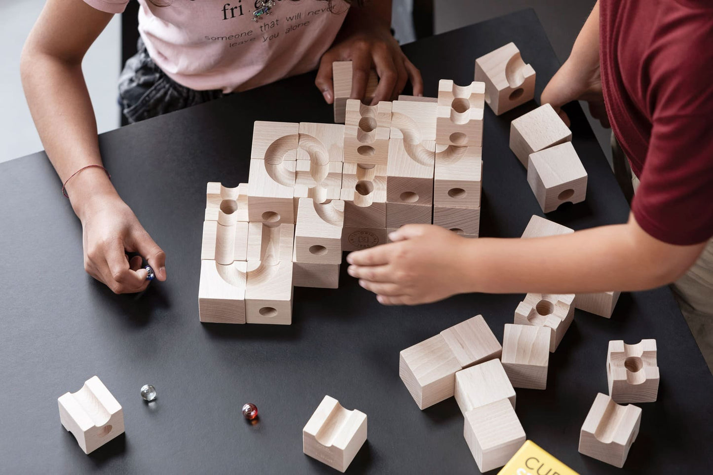 Cuboro houten knikkerbaan - standard 50