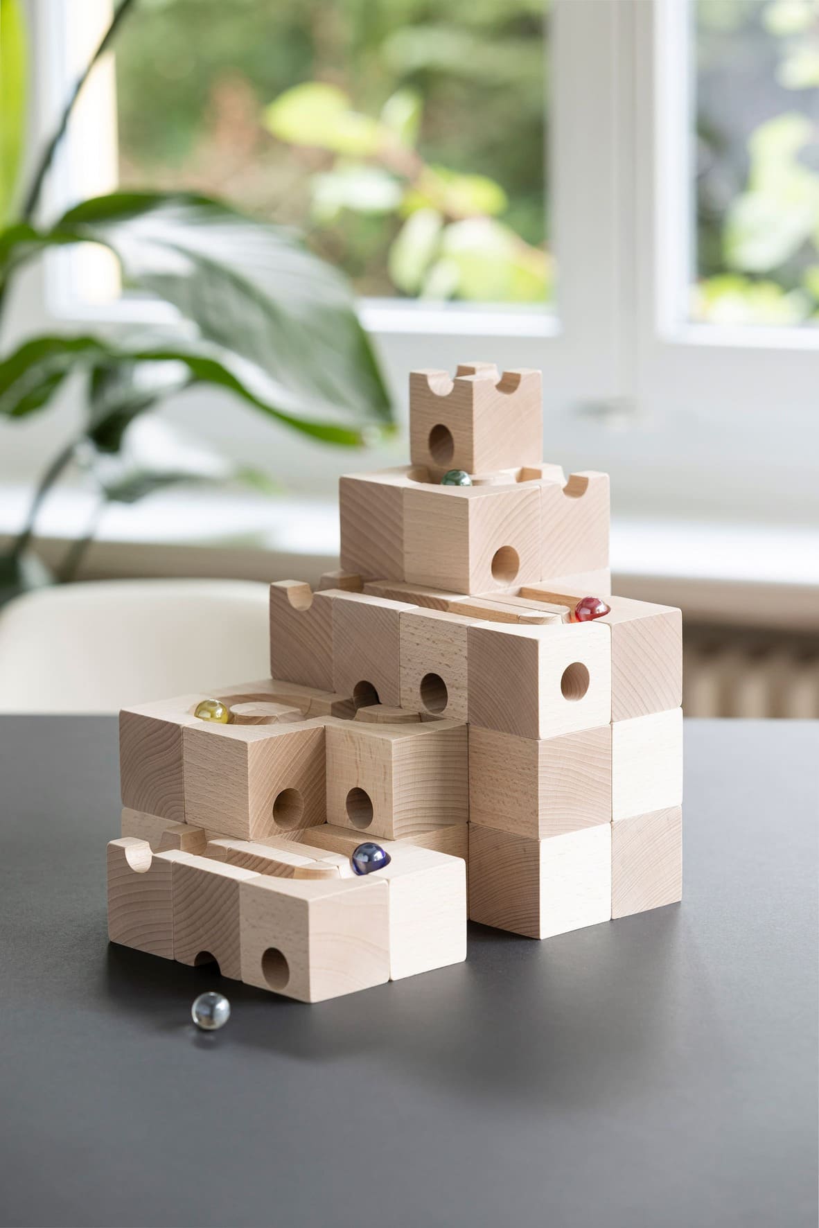 Cuboro houten knikkerbaan - standard 50