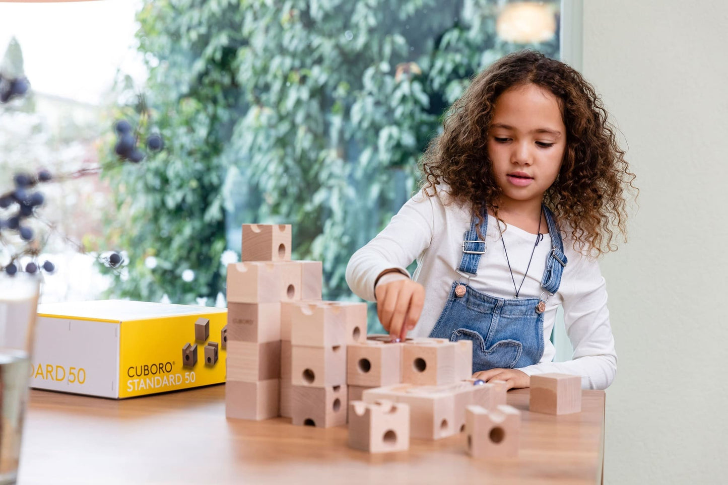 Cuboro houten knikkerbaan - standard 50