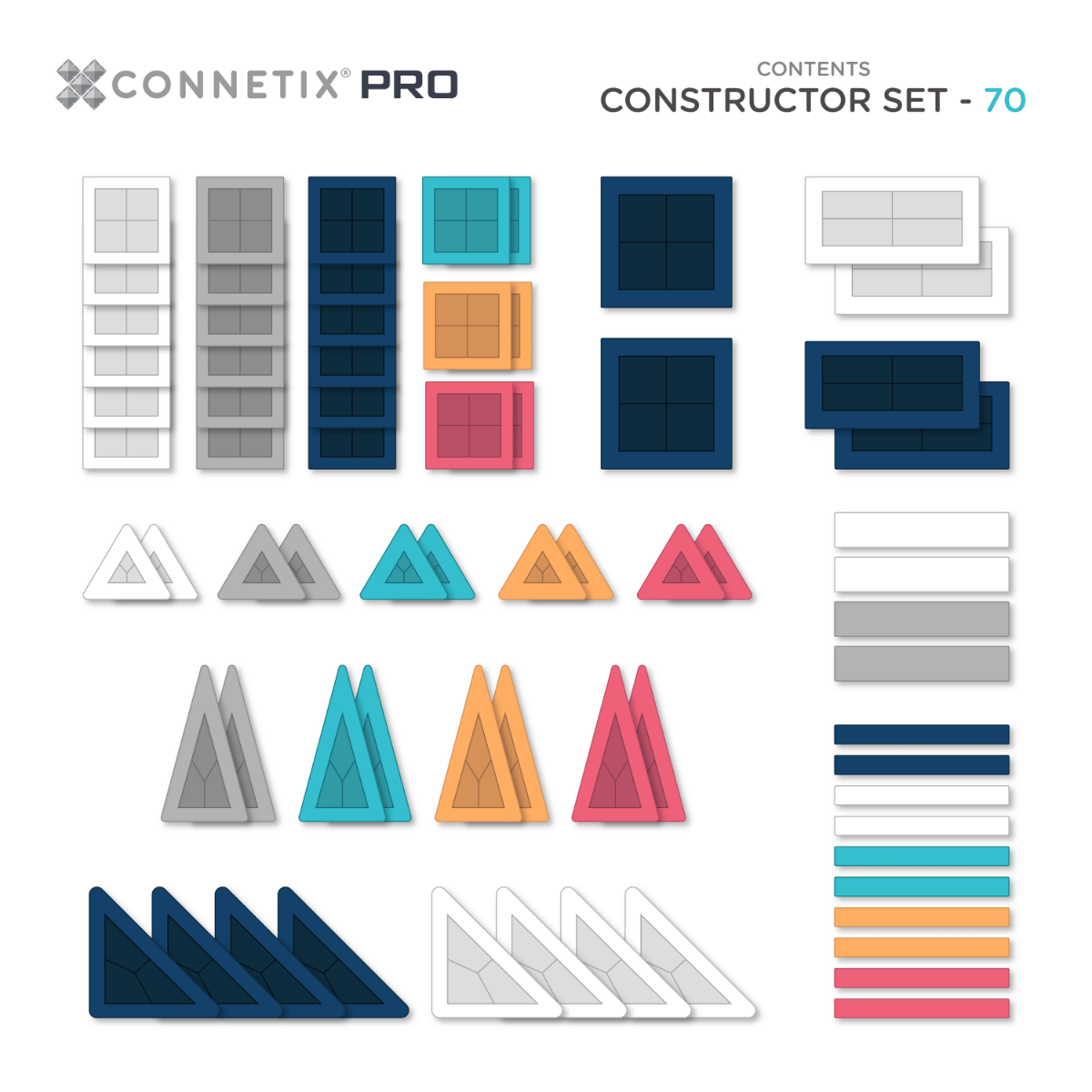 PRO Constructor set - 70 stuks