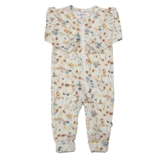 Jumpsuit wol - bloemen