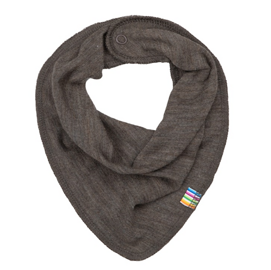 Sjaal wol zijde bruin