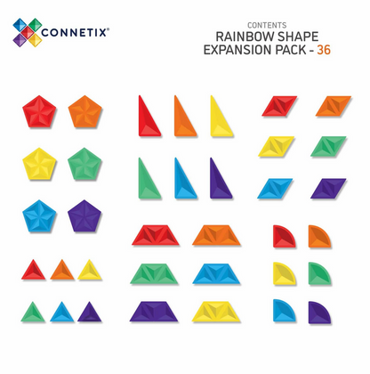 Shape expansion pack - regenboog - 36 stuks