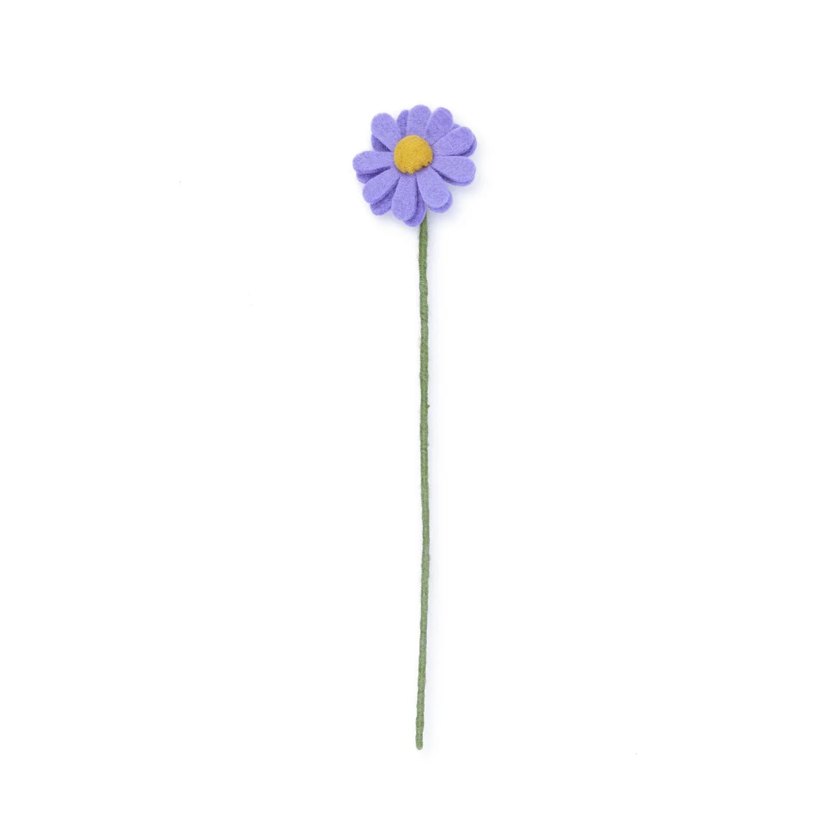 Bloem van wolvilt - Margrietje Lila