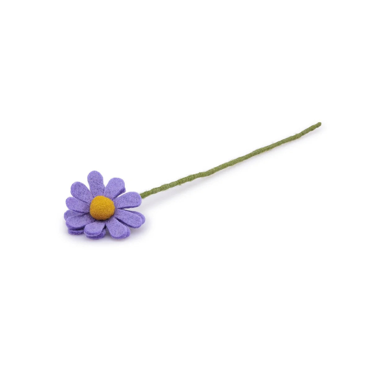 Bloem van wolvilt - Margrietje Lila