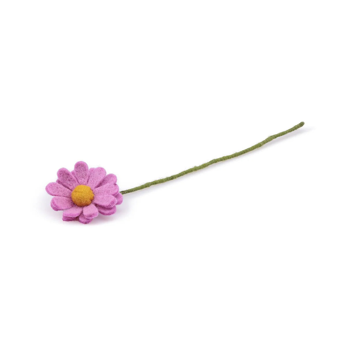 Bloem van wolvilt - Margrietje Roze