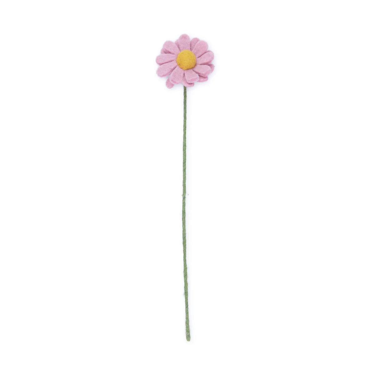Bloem van wolvilt - Margrietje Lichtroze