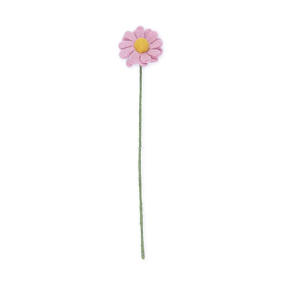 Bloem van wolvilt - Margrietje Lichtroze