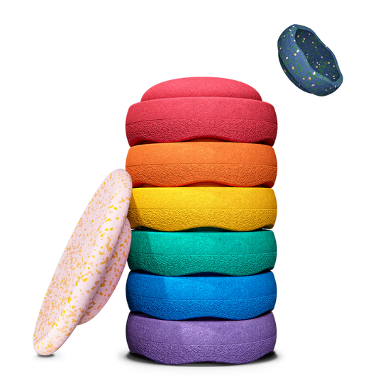 Classic Set van 6 met balance board en mini Water Lily