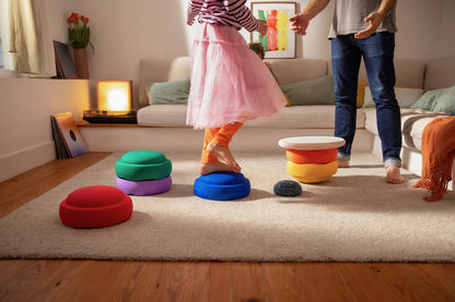 Pastel set van 6 met Balance Board en Mini - Water Lily