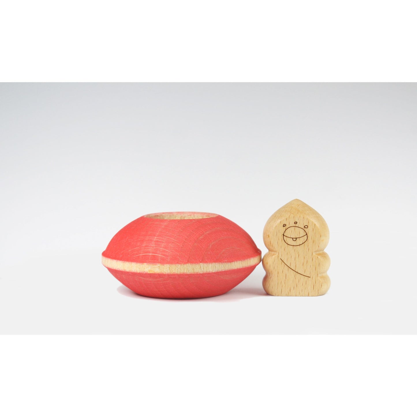 Houten Ufo – Rood