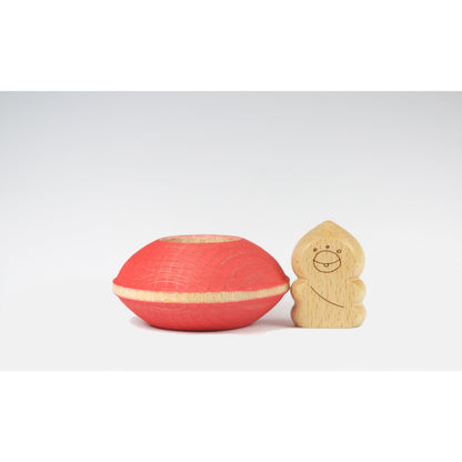 Houten Ufo – Rood