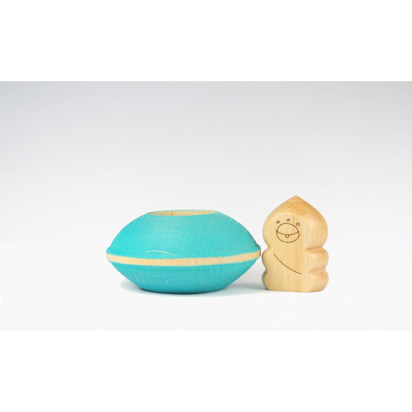 Houten Ufo – Turquoise