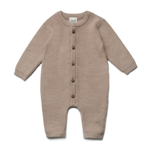 Boxpakje gebreid - Wol - Sand