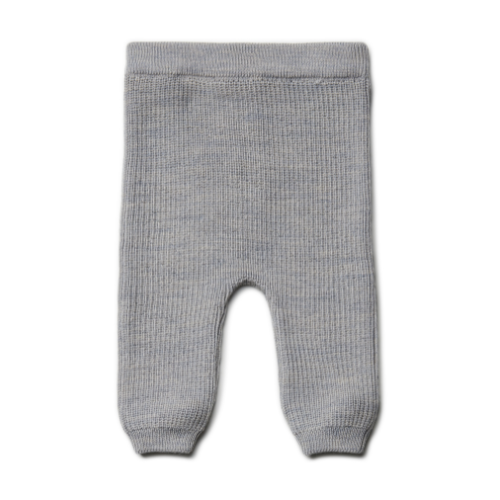 Broekje rib - Wol - Stone Grey