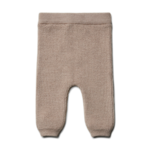 Broekje rib - Wol - Sand