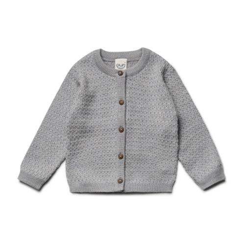 Vestje gebreid - Wol - Stone Grey