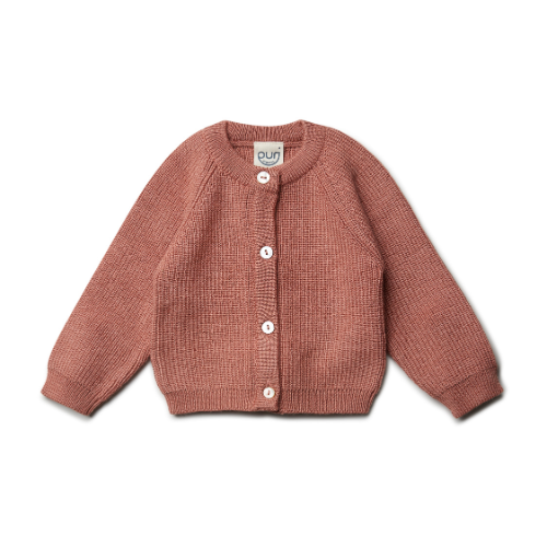 Vestje gebreid - Wol Zijde - Clay