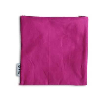 Wasbaar boterhamzakje 2.0 | Fuchsia | 22x22cm