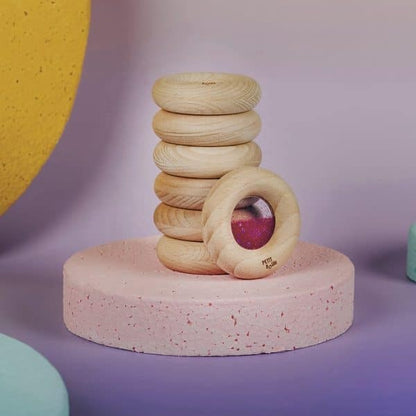 Petit Boum Sensorische Donut - Turquoise