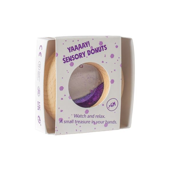 Petit Boum Sensorische Donut - Paars