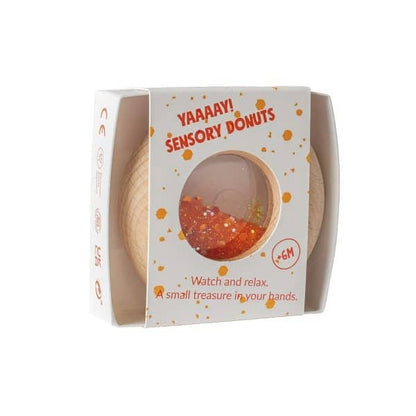 Petit Boum Sensorische Donut - Oranje