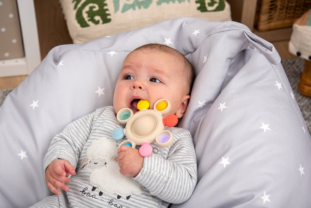 Bijtspeelgoed pop regenboog