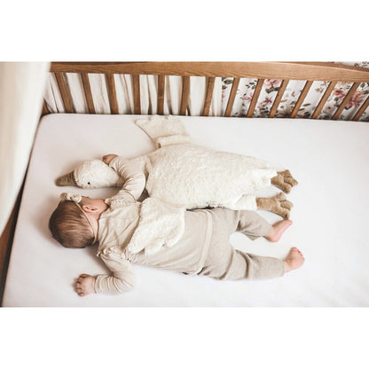 Knuffel gans groot wit