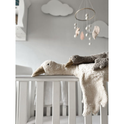 Knuffel gans groot wit