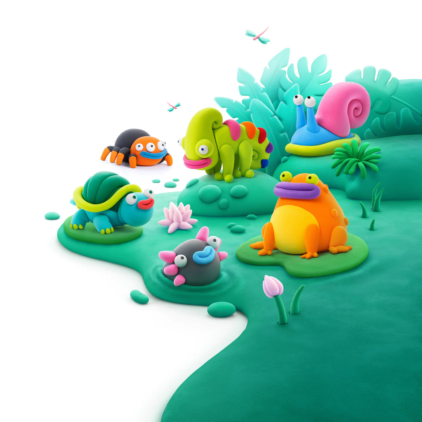 Boetseerklei - Kameleon