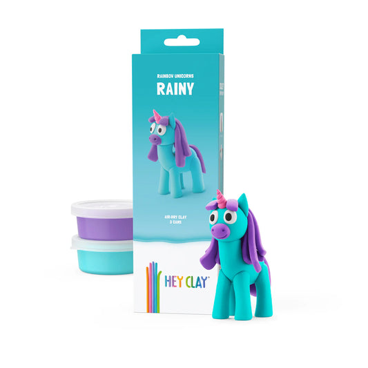 Boetseerklei - Rainbow Unicorn - Rainy