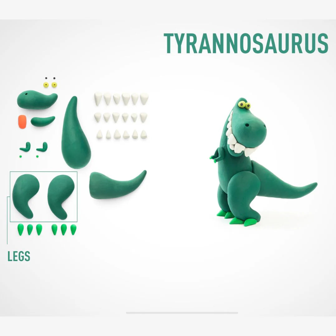 Boetseerklei - Tyrannosaurus