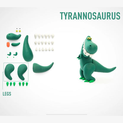 Boetseerklei - Tyrannosaurus