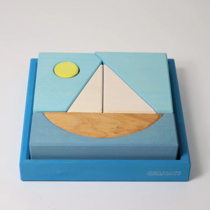Bouwset Blauw - Bootje