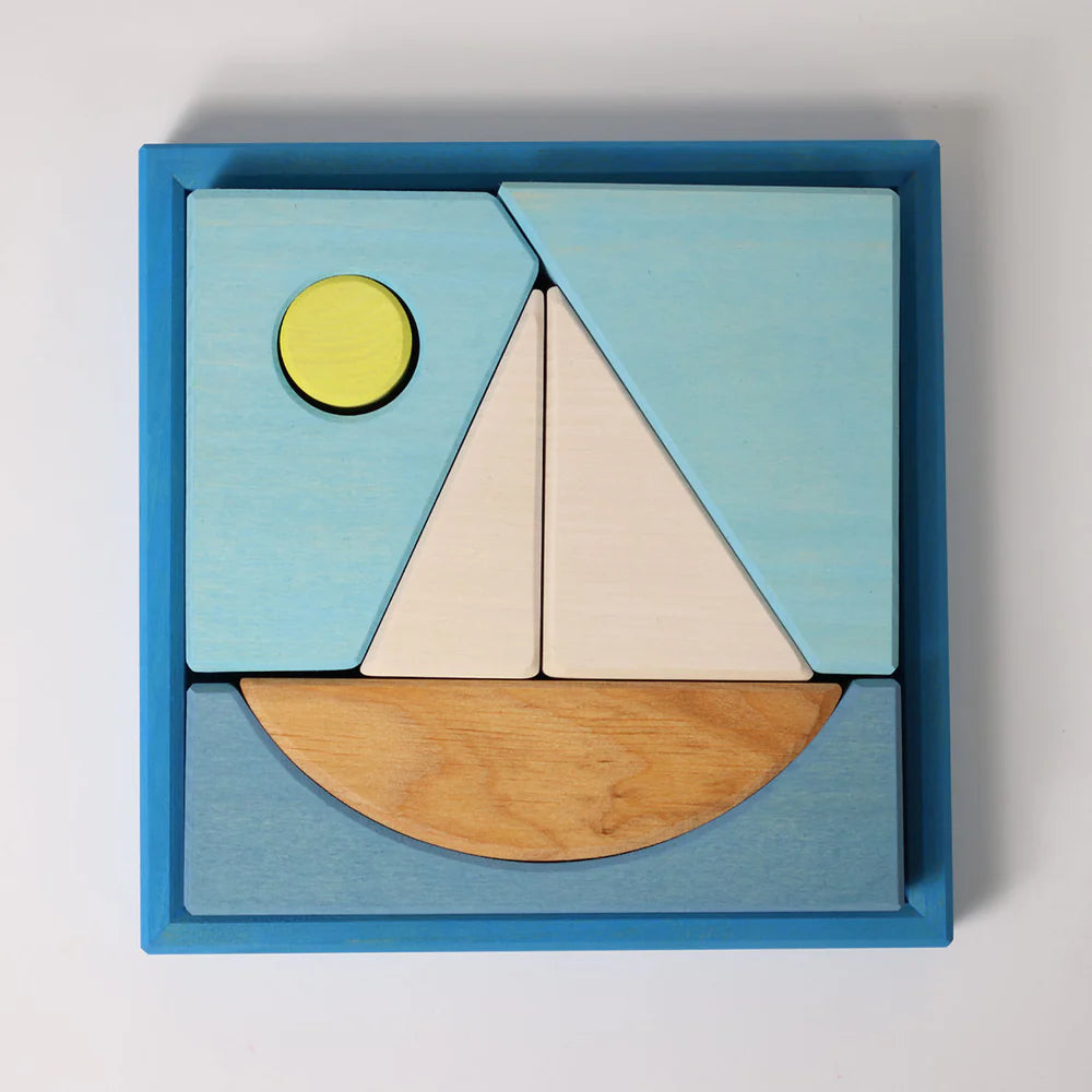 Bouwset Blauw - Bootje