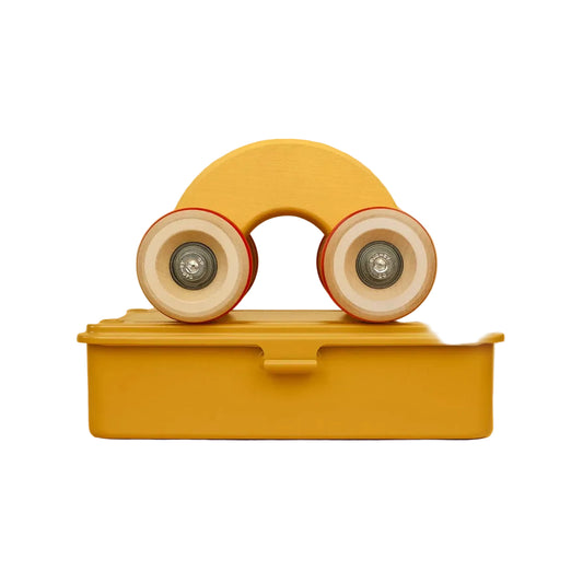 Chunkies No. 06 - Gele Speelgoedauto - The Rainbow