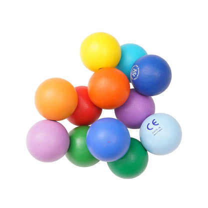 Manhattan Toy Classic Baby Beads - kleurrijke zachte kralen in groepering van boven gezien