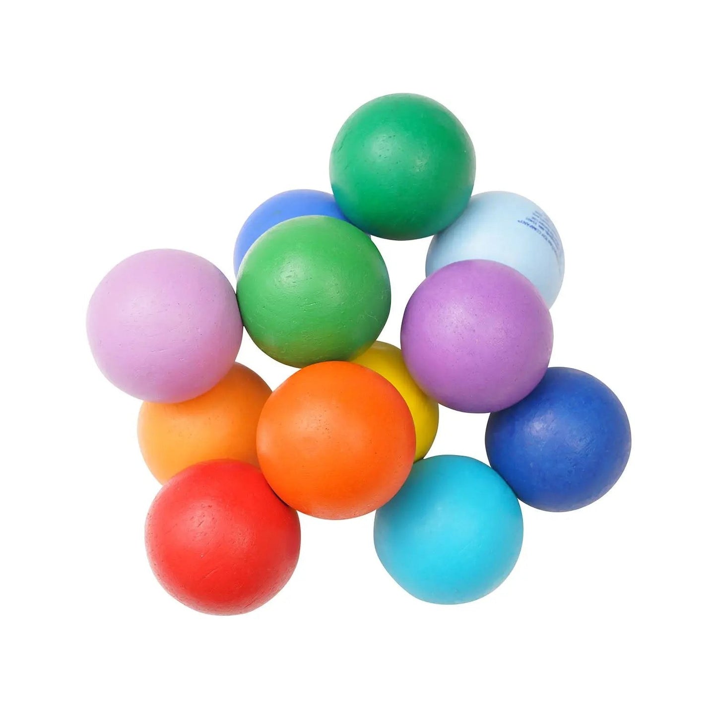 Manhattan Toy Classic Baby Beads: cirkelformatie van gekleurde sensorische kralen vanaf bovenaanzicht