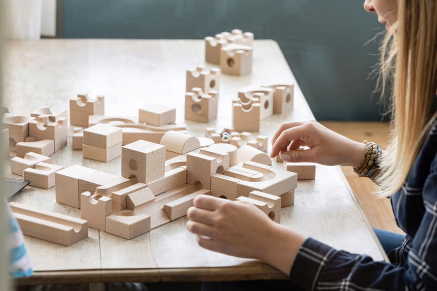 Cuboro houten knikkerbaan - Junior