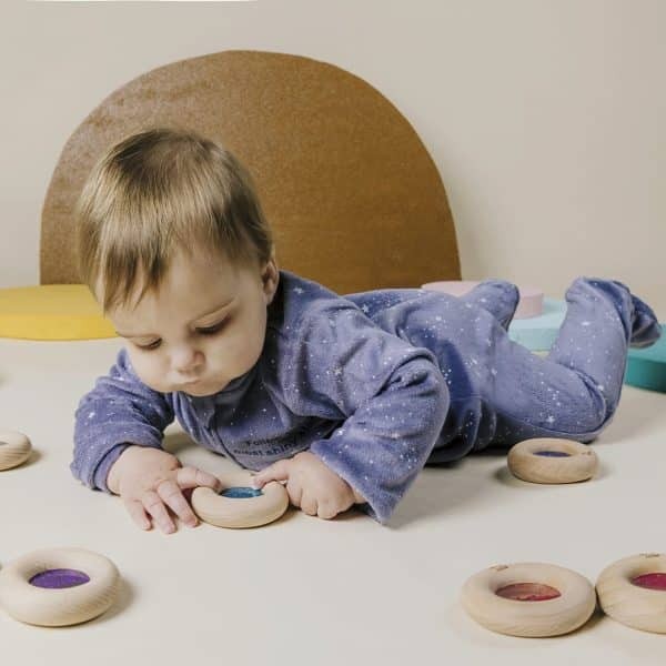 Petit Boum Sensorische Donut - Turquoise