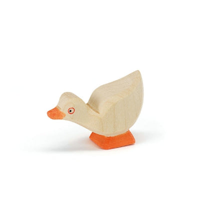 Ganzenkuiken kop omlaag